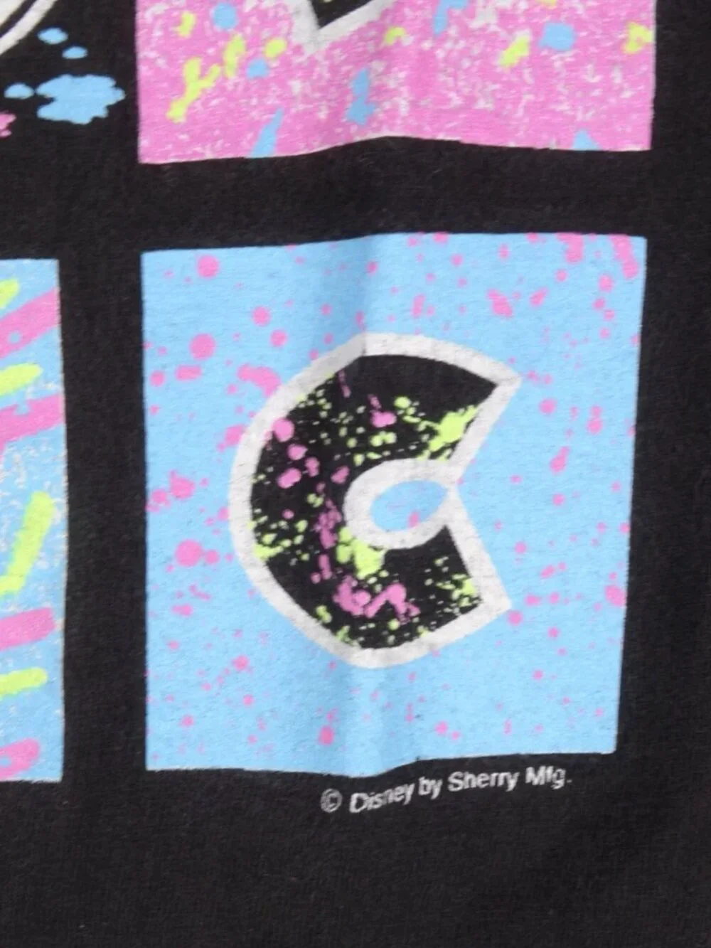Vintage 90s Disney Mickey Mouse T Shirt XL Mens Retro Cartoon Art Tee Black